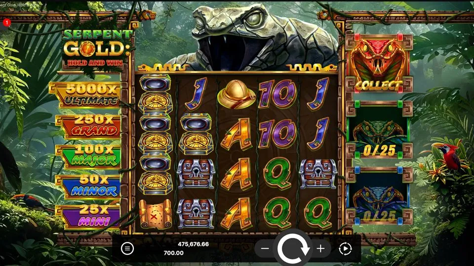 Jouer a Serpent: Gold Hold & Win